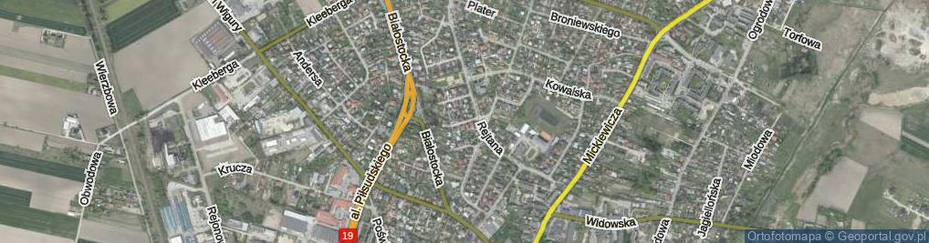 Zdjęcie satelitarne Matejki Jana ul.